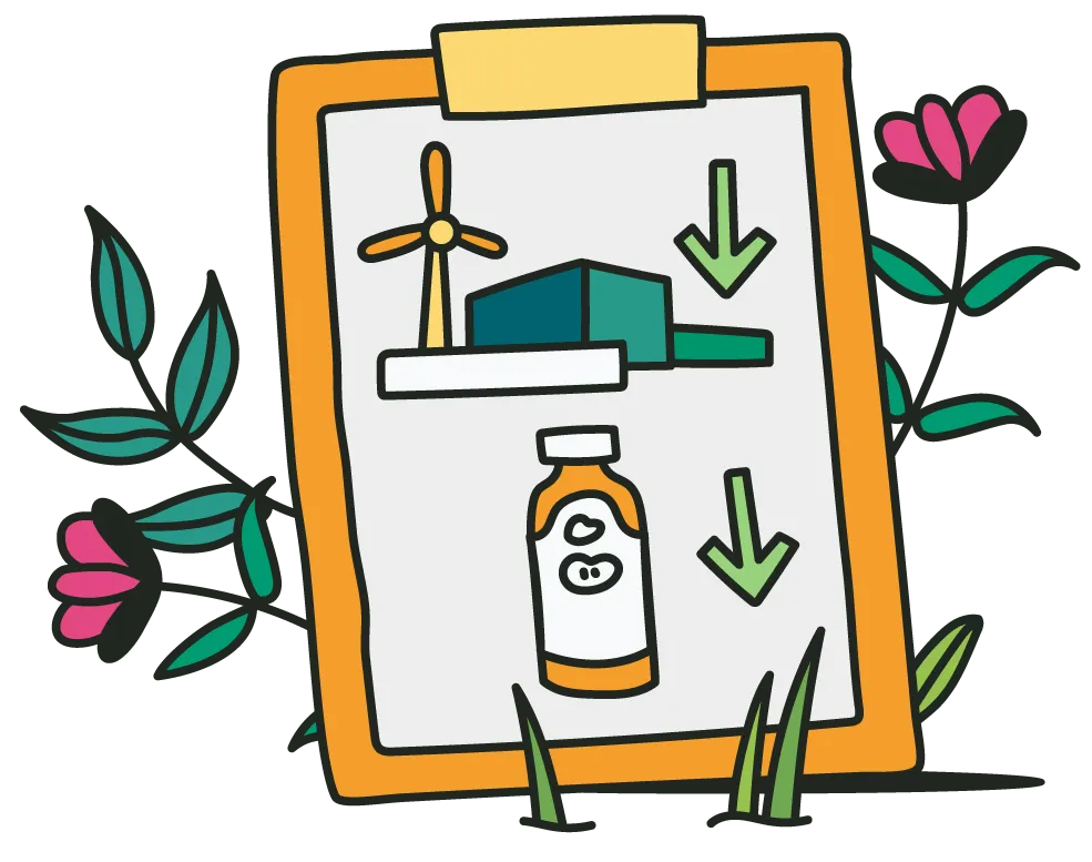 frame with flowers